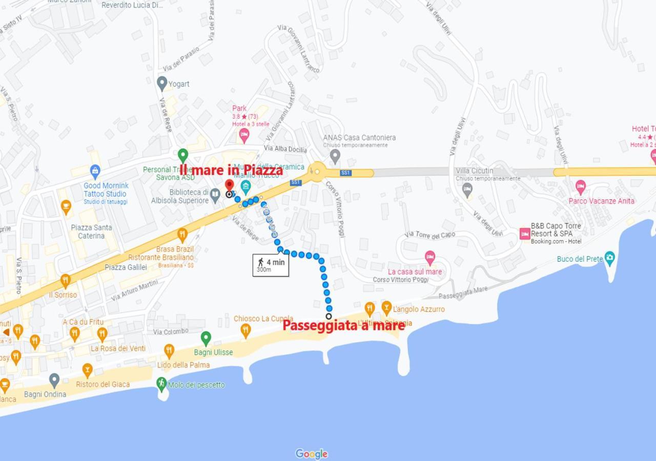 Appartement Il Mare In Piazza à Albisola Superiore Extérieur photo